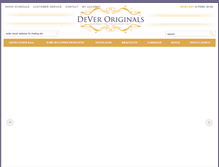 Tablet Screenshot of deveroriginals.com